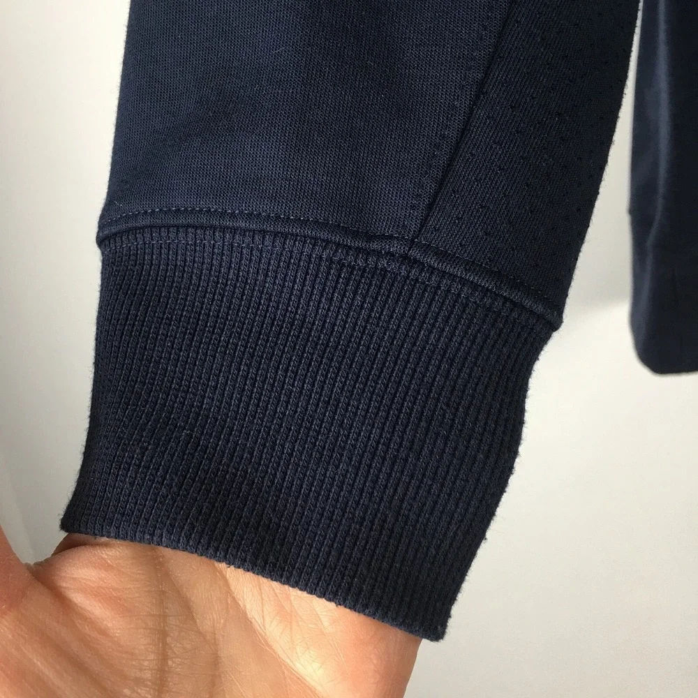 Nike Dri Fit Sweatshirt Mens XL Navy Blue Long sleeve Logo‎ Swoosh Performance